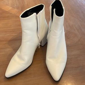White Ankle Booties